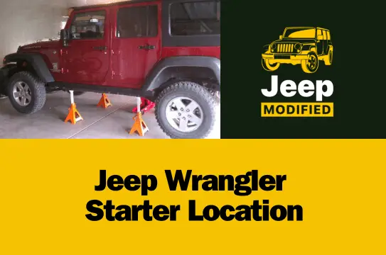 Jeep Wrangler Starter Location