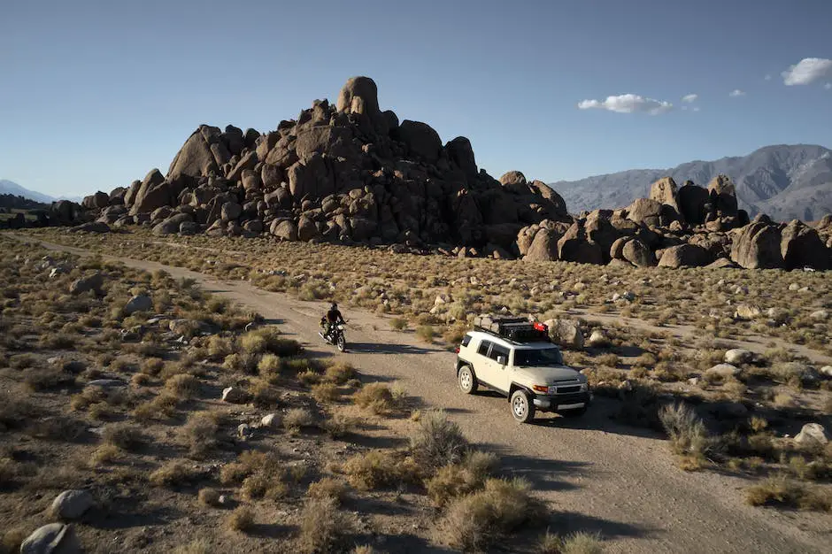 An image of a Jeep conquering a rocky mountain terrain, showcasing the power and capability of its 4-wheel drive system.