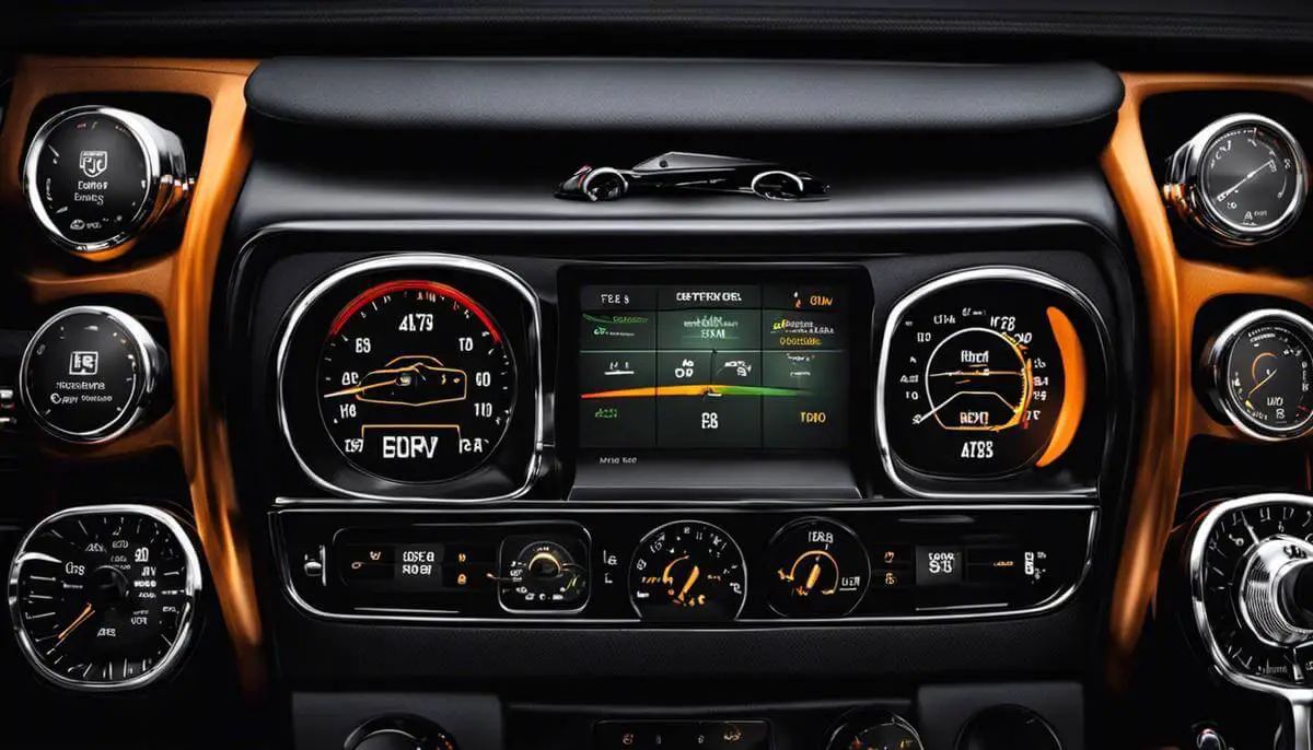 An image showing the different dashboard symbols of a Jeep, helping visually impaired individuals understand and recognize the symbols easily.